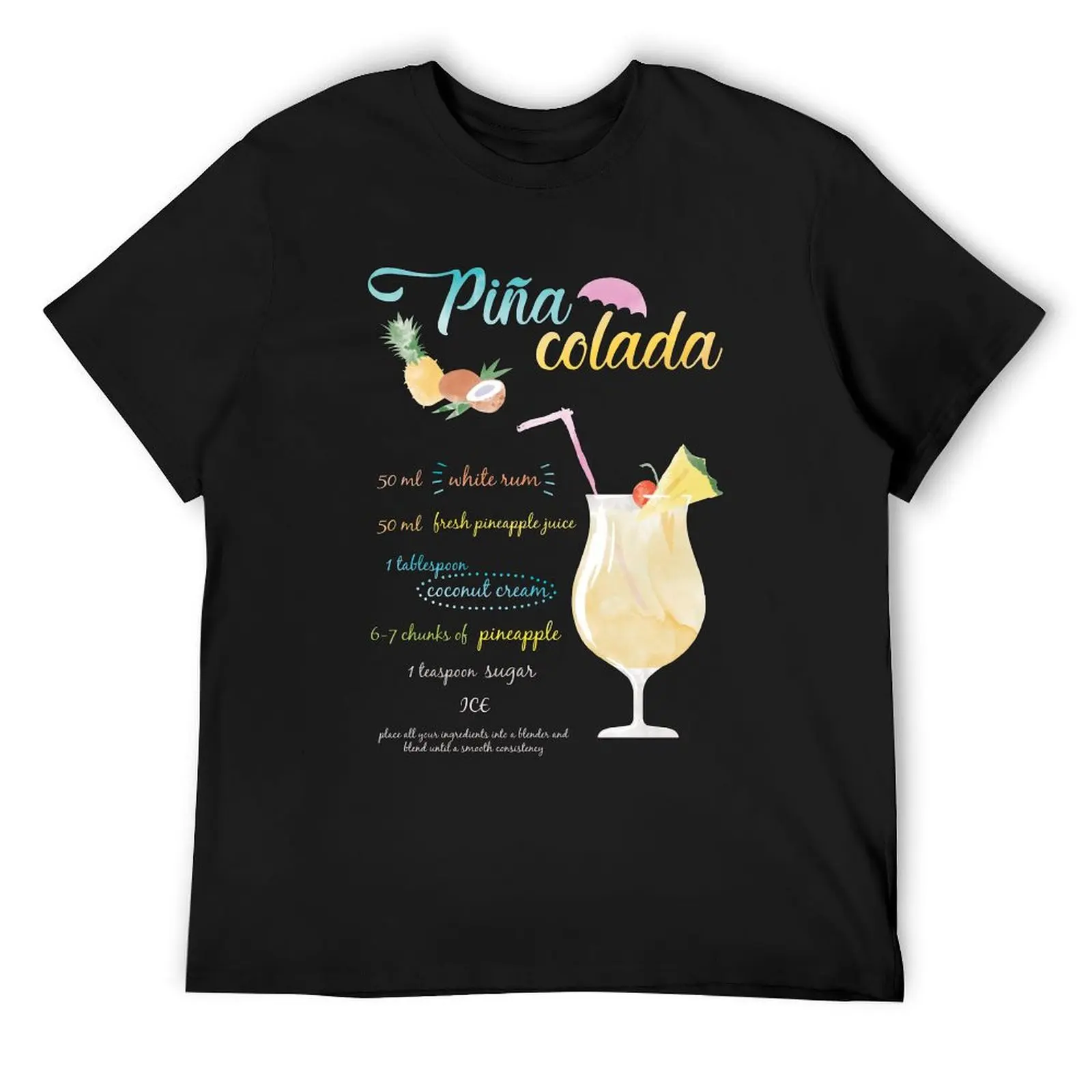 Pina colada watercolour T-Shirt