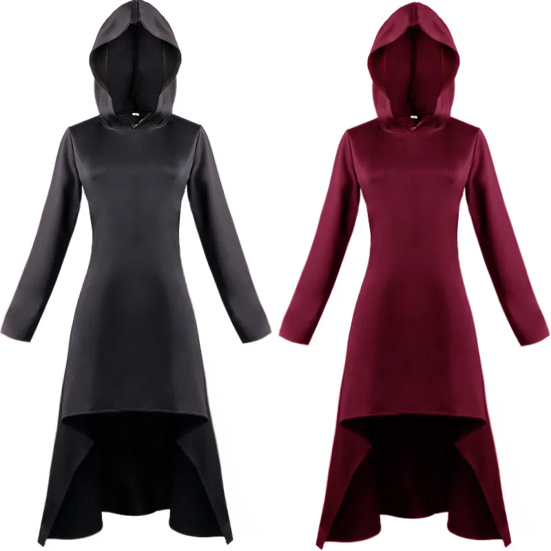

Cosplay Medieval Men Costumes Knight Pirate Prince Gothic Retro Hooded Cloak Capes Long Robes Jackets Coat Carnival Halloween