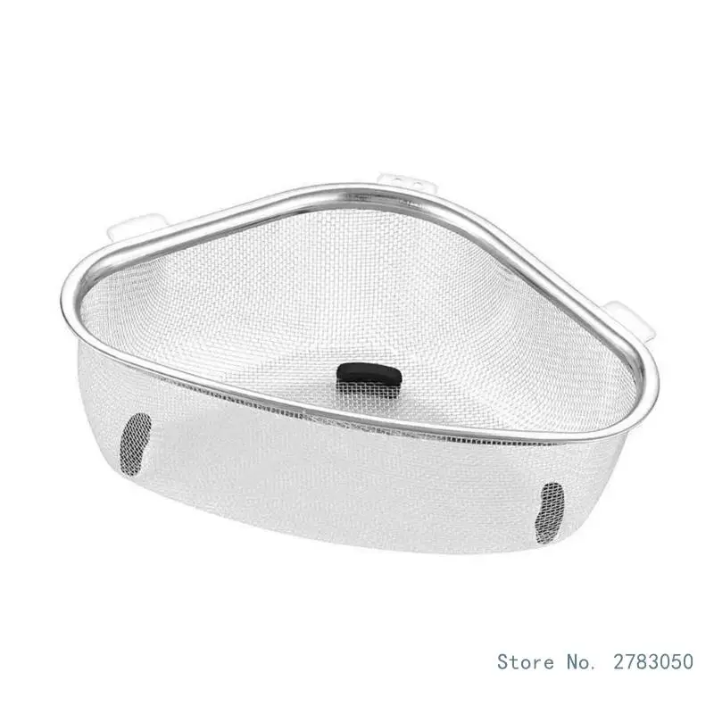 Stainless Steel Sink Basket Efficient Kitchen Vegetables and Residues Strainer