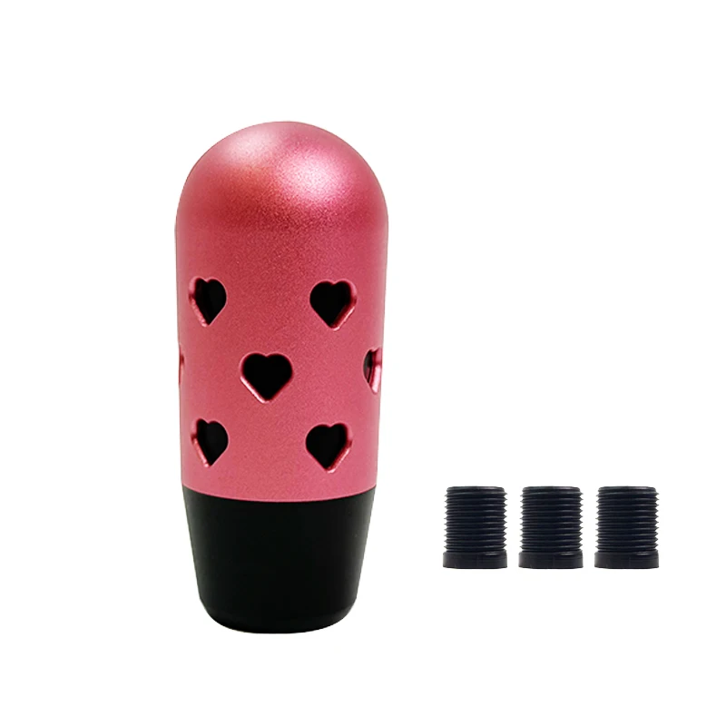 

Tiypeor Aluminum Alloy JDM Style Shift Knob Sticker Badge Auto Round Manual Stick Adapters Car Gear Knob