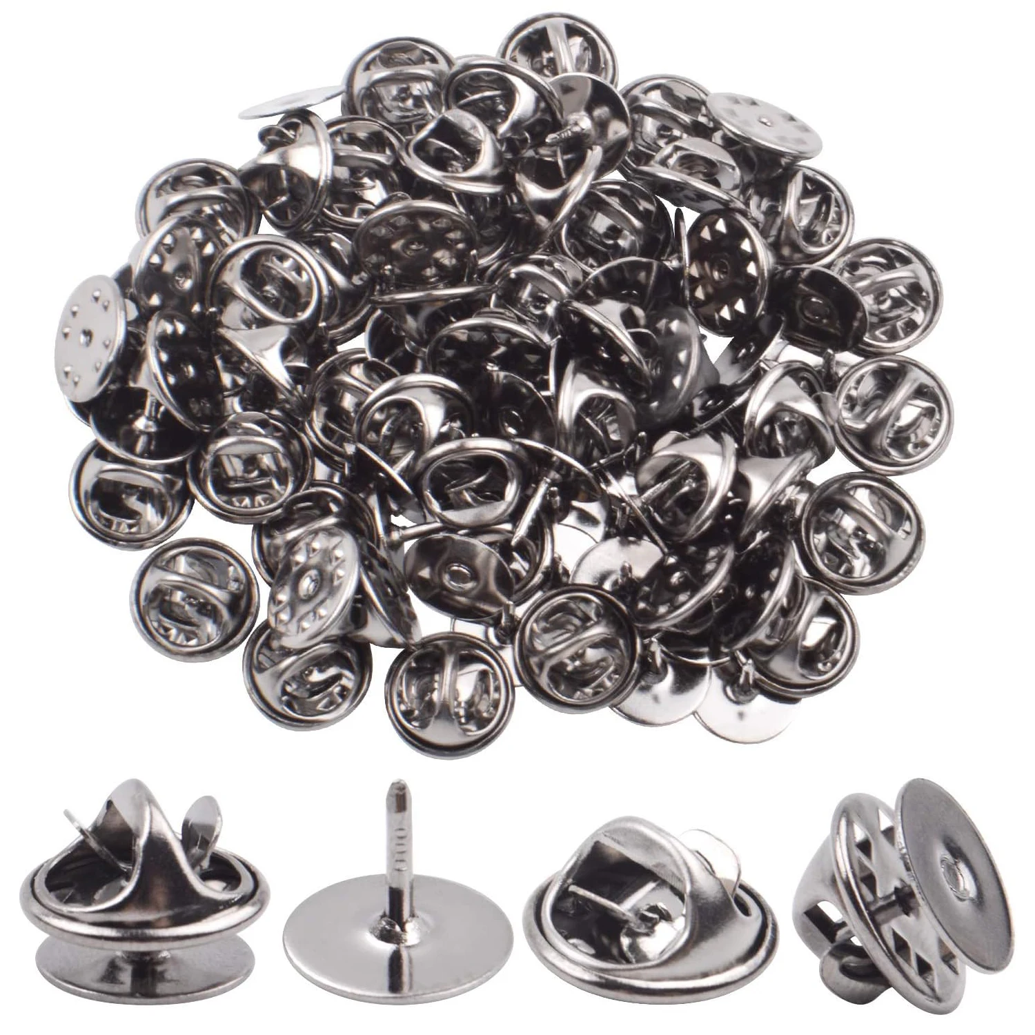 

Набор шпилек для галстуков и застежек-бабочек, 50 штук заготовок для шпилек для галстуков и 50 штук застежек-бабочек с фиксаторами