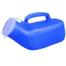 1200ml Urinal Men's Large-capacity Night Pot with Lid Elderly Portable Mobile Toilet Urinary Bottle Disability Old Man Helper