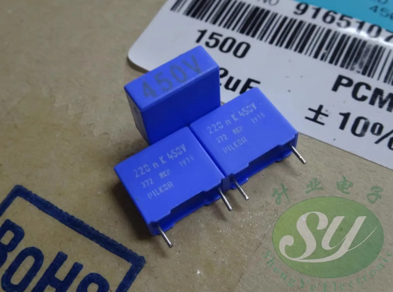 20PCS MKP372 0.22uf/450v 220nf u22 224 ใหม่ตัวเก็บประจุฟิล์ม 10 มม.