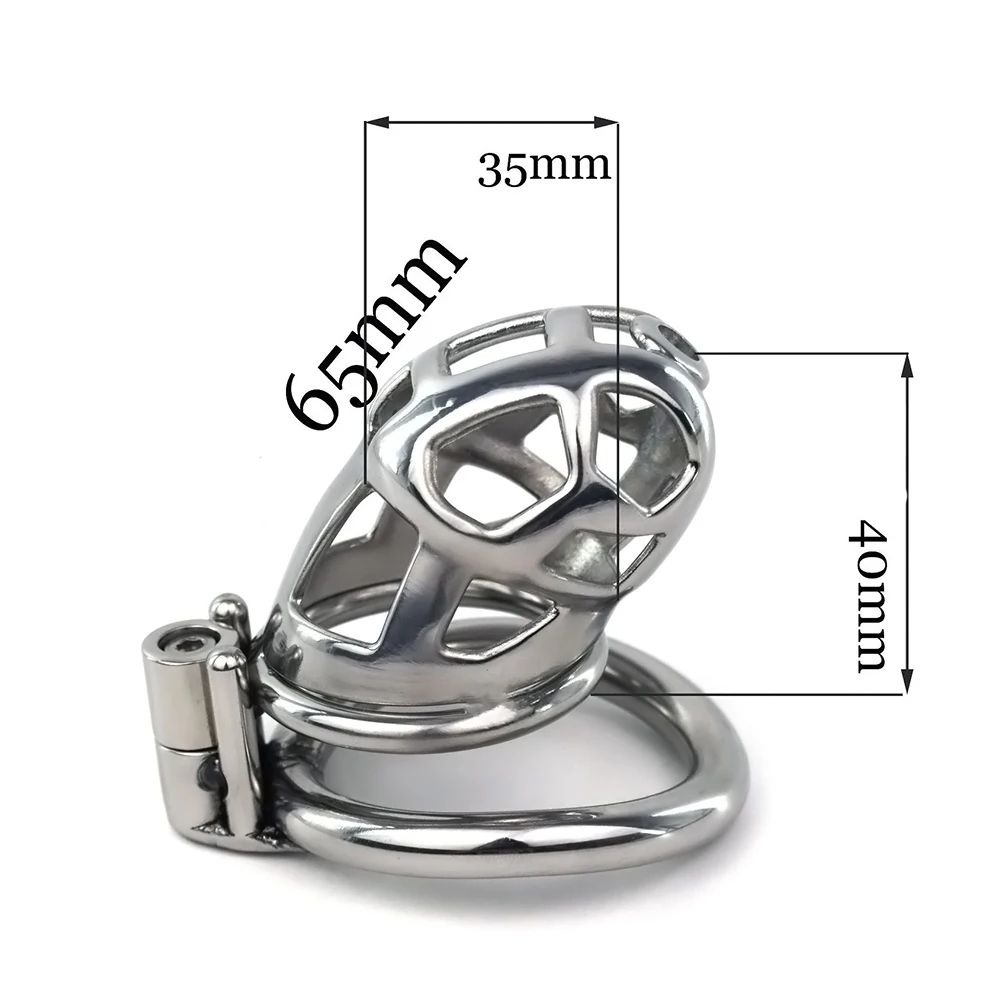 FRKO Male Chastity Cage Device Sex Toys For Men Hex Lock Penis Ring Anti Escape BDSM Adult Games Slave Gay Erotic Products 18+ 5