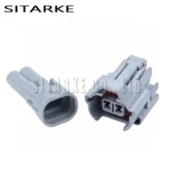 5 Sets 2 Pin 2.0mm Nippon Fuel Injector Plug Waterproof Connector Female Male EFI Case for Subaru Part 6189-0060