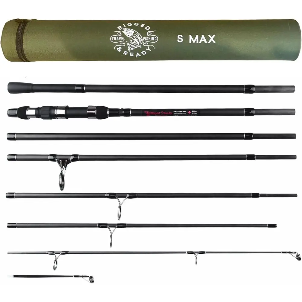 

Премиальный набор удилищ для путешествий и рыбалки: 2 прочных удилища для ловли хищной рыбы, карпа и серфинга, комплект с вершинками, грузилами, чехлом, подходят для пресной и морской воды.