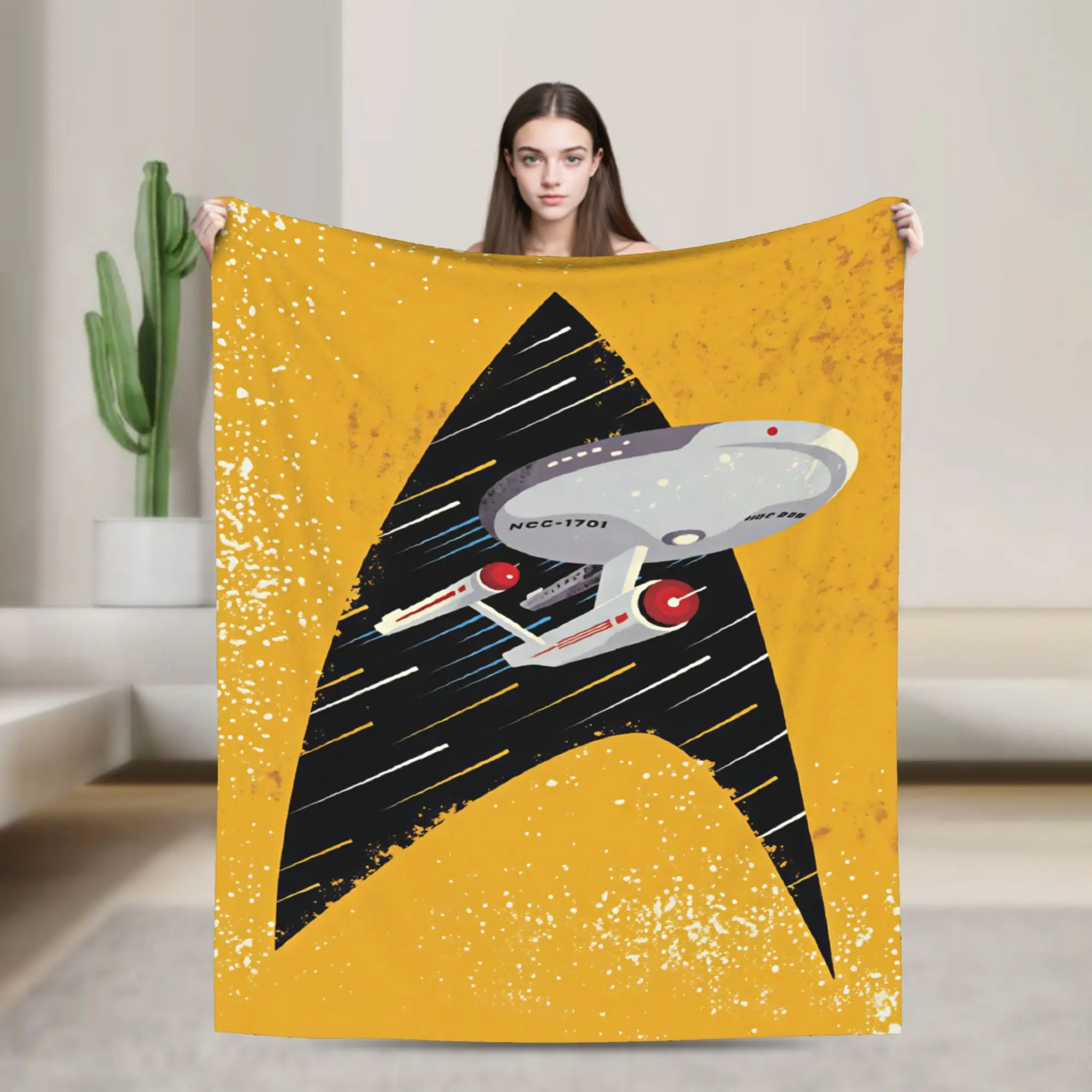 S-Star T-Trek Ship Movie  Blankets Quality Warm Soft  Throw Blanket Winter Travel Home Decor Street Trend Bedspread