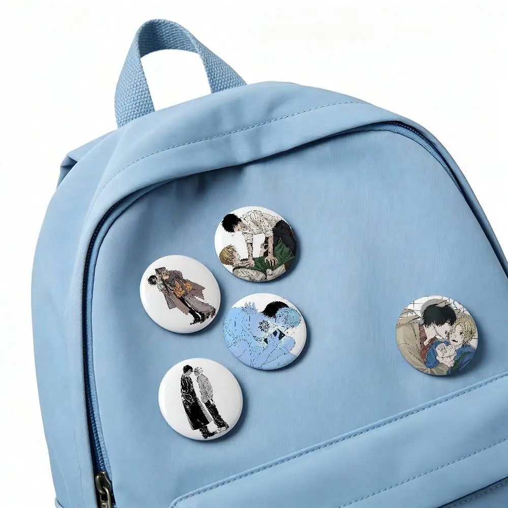 Cute Shin Asakura Badge Pins For Friend, Backpack, Clothing, Collectible Accessories, Jewelry Gift