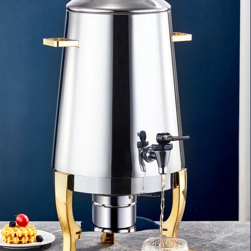 Stainless steel coffee tripod electric heating buffet heat preservation milk tripod soybean milk bucket  tripod