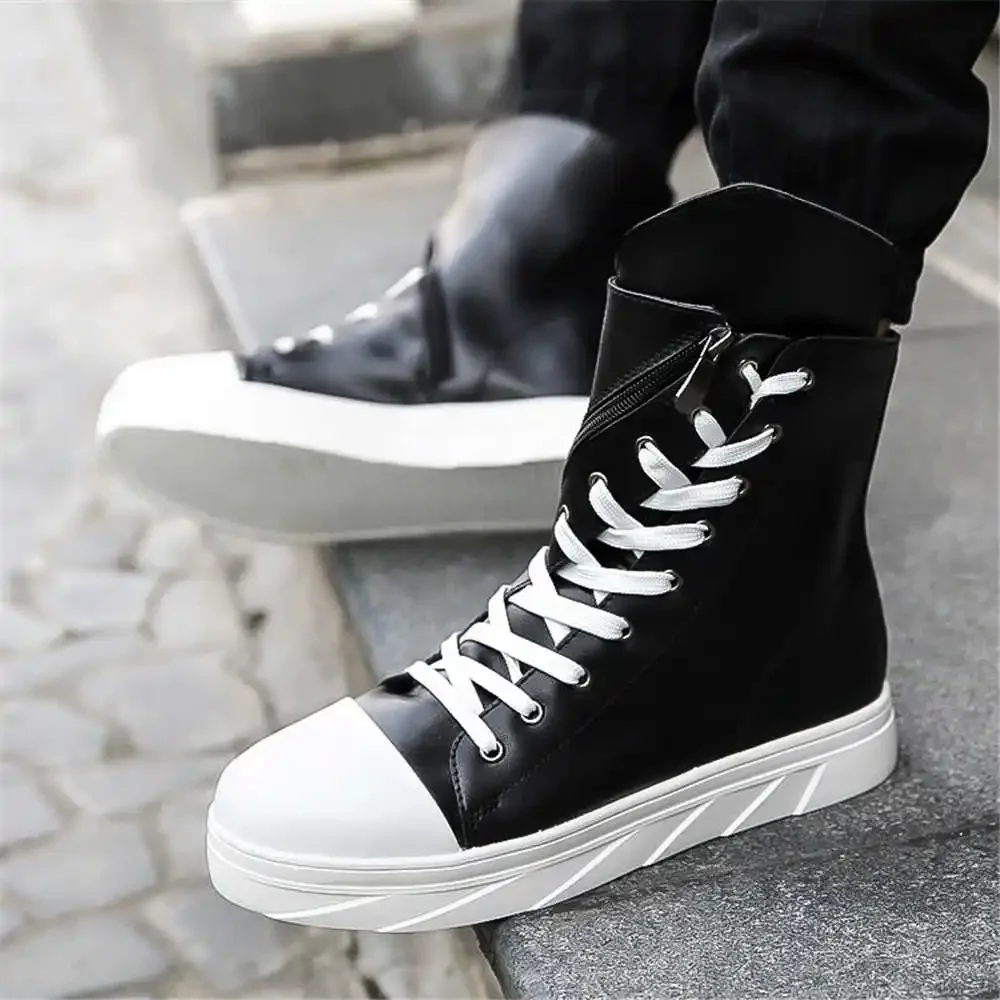 

Without Heel With Zipper Leopard Skateboarding Vulcanized Shoes For Men Sneakers Men Luxury Sports All Brand Advanced