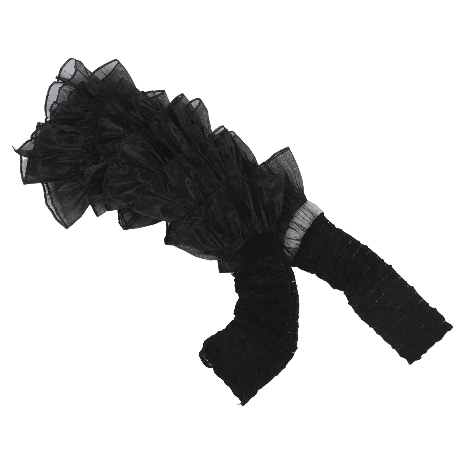 

1 Pair Lace Knee High Socks Flared Thigh High Ruffle Stockings Kawaii Leg Warmers For Women Stay Up Hosiery - Lolita