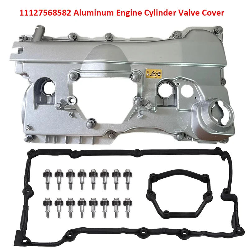 11127568582 Aluminium Engine Valve Cover For BMW E46 316i 318i N42 N46 X3 E83 Z4 E85 2.0i Cylinder Head Rocker Cap 11127526671