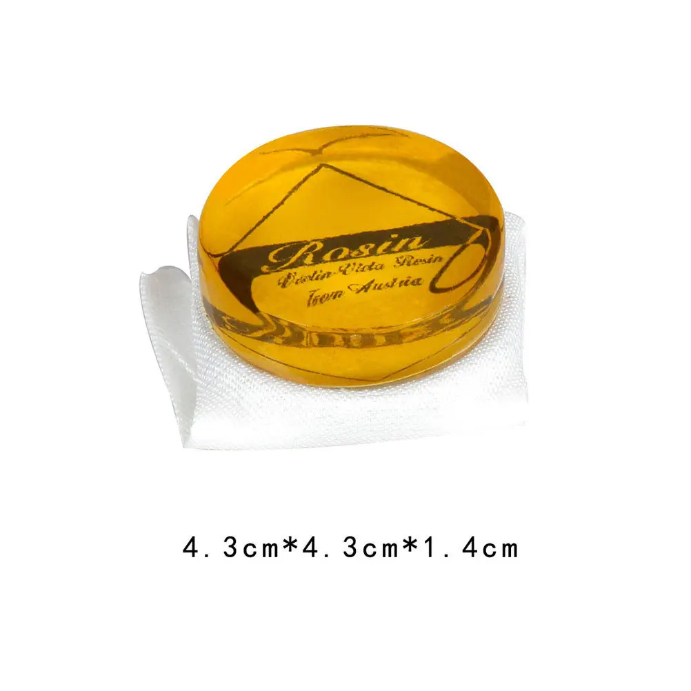 Transparent Yellow Low Dust Rosin Natural Strong Adhesion Good Friction for Violin Viola Cello Bowed String Instruments Pure - view 3