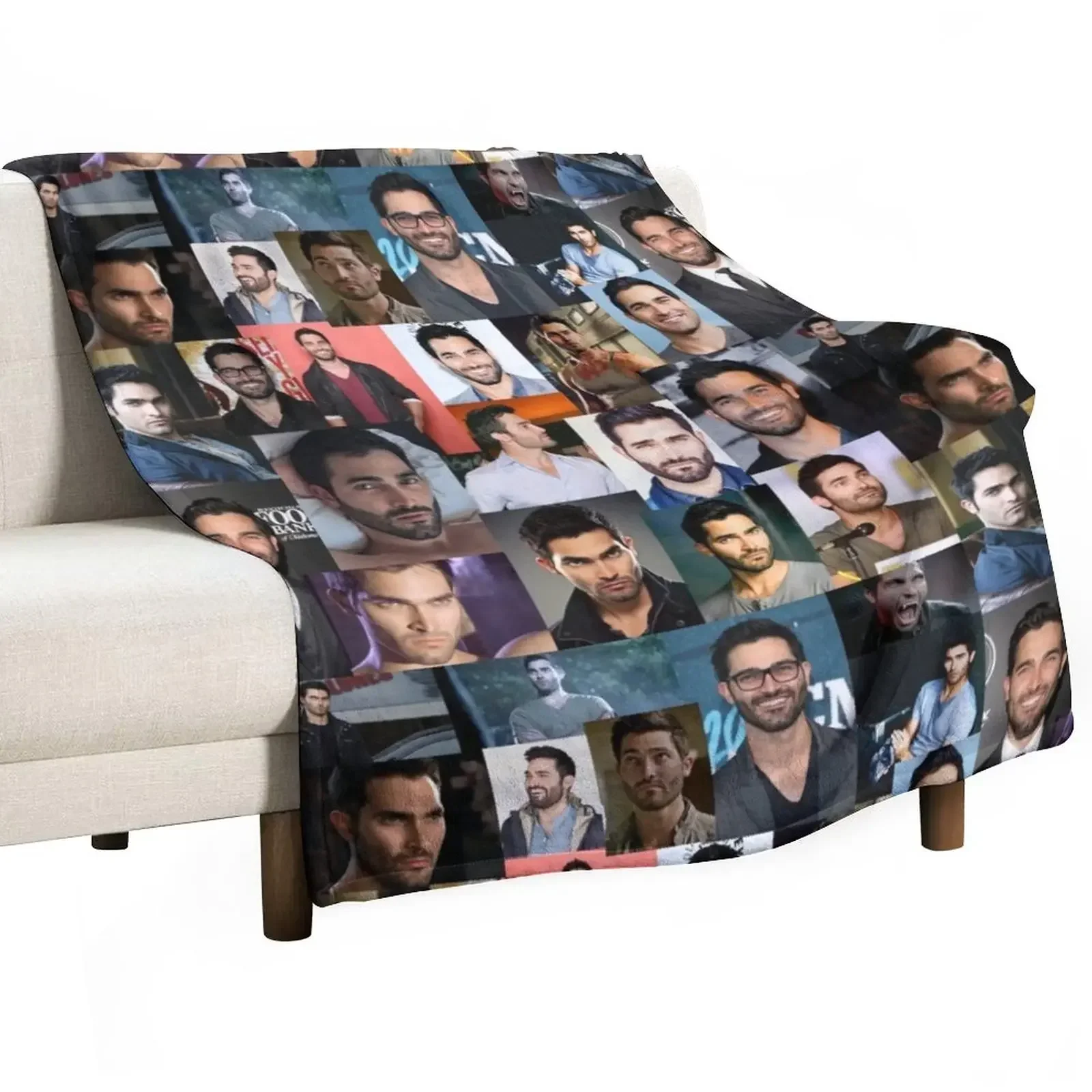 

Tyler Hoechlin collage Throw Blanket Sofa Shaggy For Sofa Thins Large Blankets