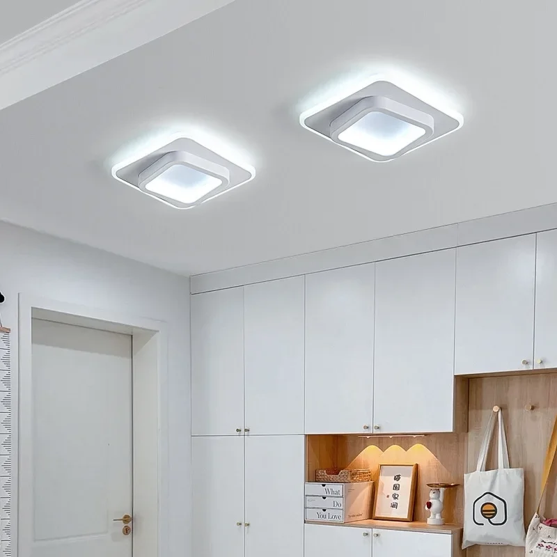 Modern Led Lights Ceiling Chandelier Interior Living Room Home Decoration Aisle Corridor Minimalist Round Light Ceiling Lamp