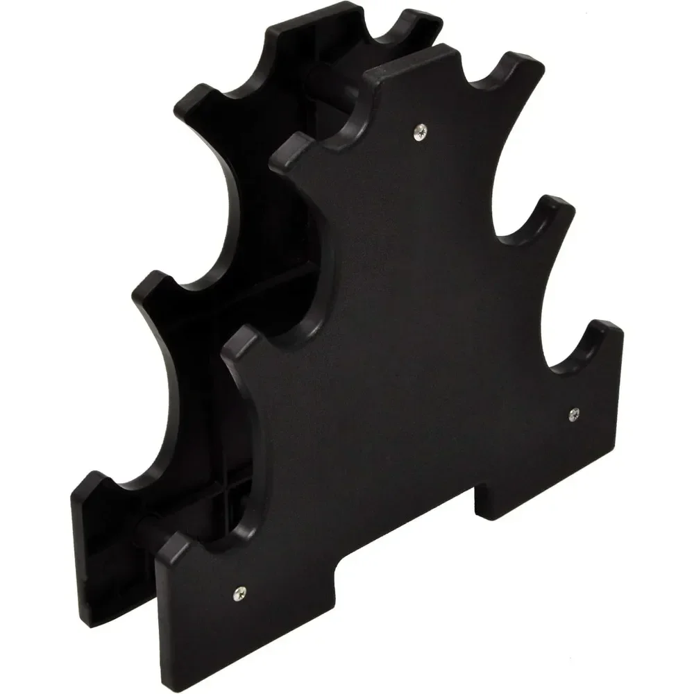 مجموعة دمبل قابلة للتعديل مع مقابض غير قابلة للانزلاق، وألواح وزن من الحديد الزهر وموصل أثقال للتدريبات المنزلية لكامل الجسم #4