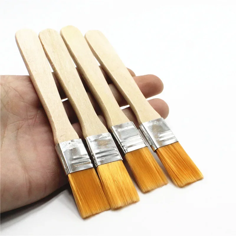 3pcs Wooden Brush Computer Motherboard Dust Removal Keyboard Cleaning Mobile Phone Maintenance Tool Paint Brush Cleaning Brush