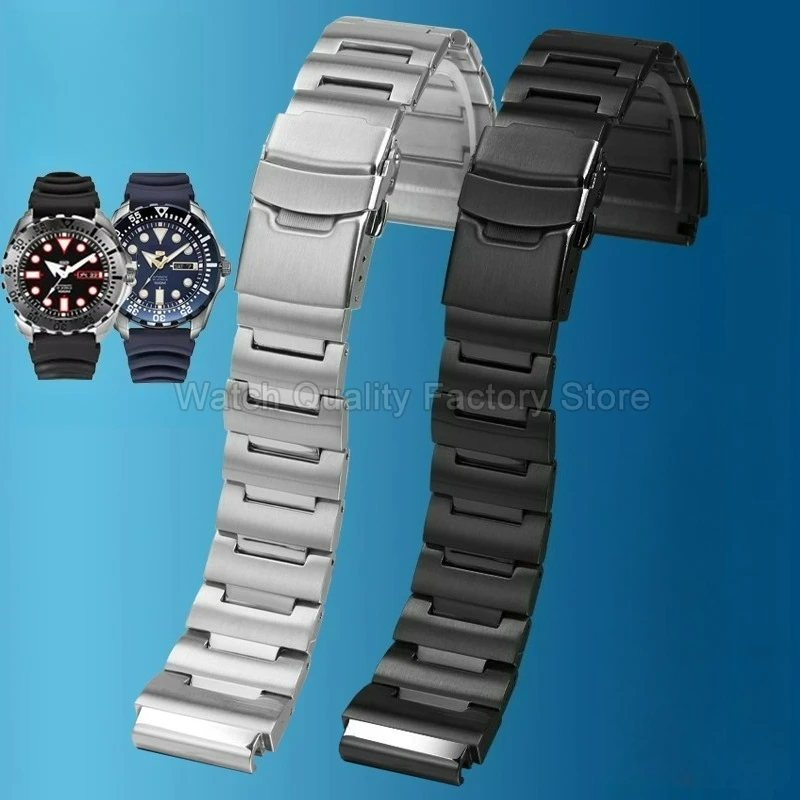 ملحق ساعة 20 ملم لساعة Seiko Prospex Landmaster SRP307 SRP313/D25 واجهة خاصة سوار ساعة من الفولاذ المقاوم للصدأ مضاد للحساسية