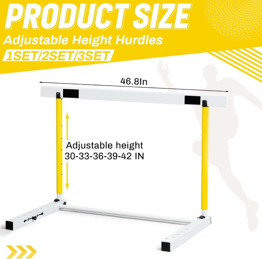 

Adjustable Track and Field Hurdles Height Sports Training Hurdle with Counterweight Heavy Duty Track