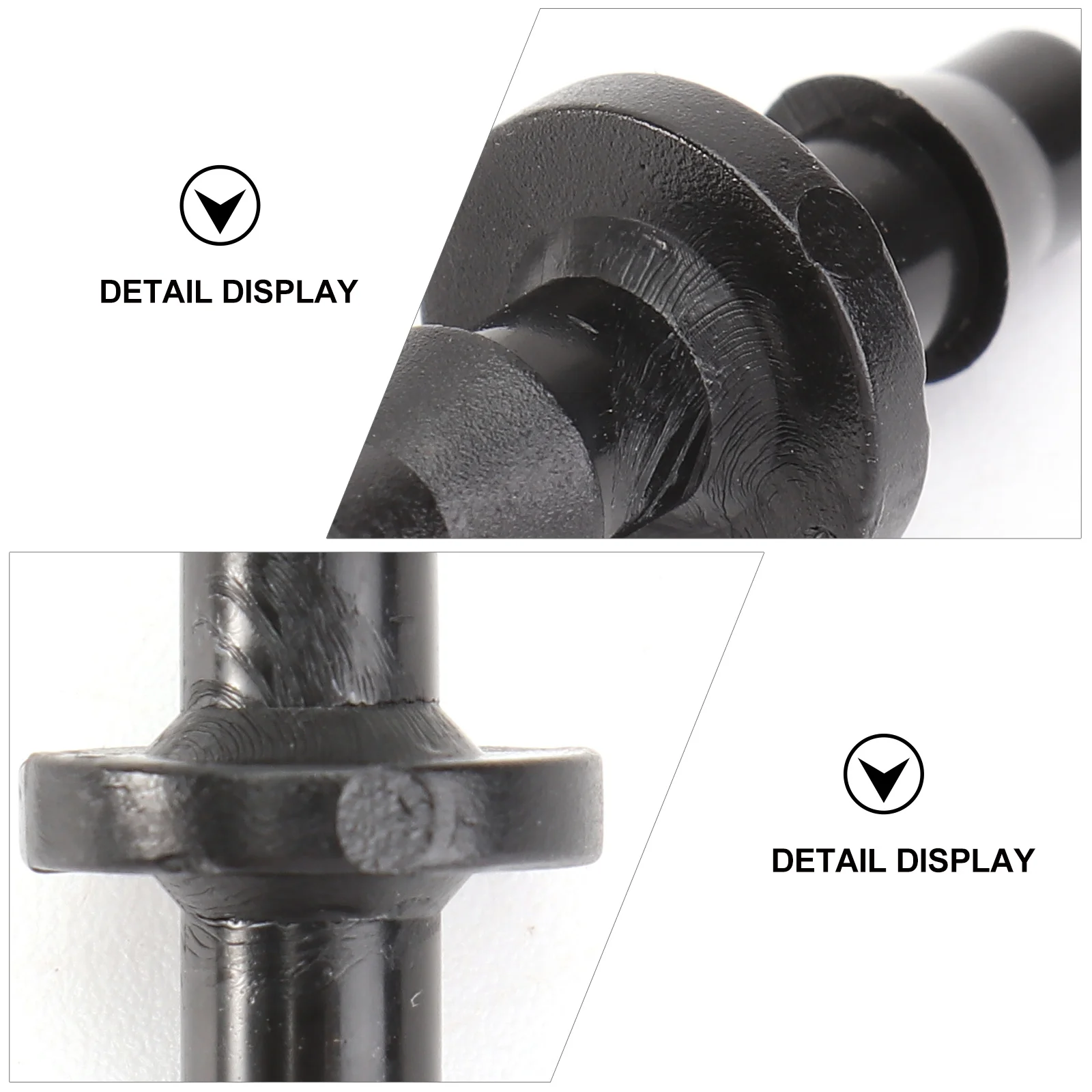 

100Pcs Irrigation Connector Plastic Hose Fitting 4 7mm Tube Micro Drip Gardening Joint Leakproof Black Hose Fitting