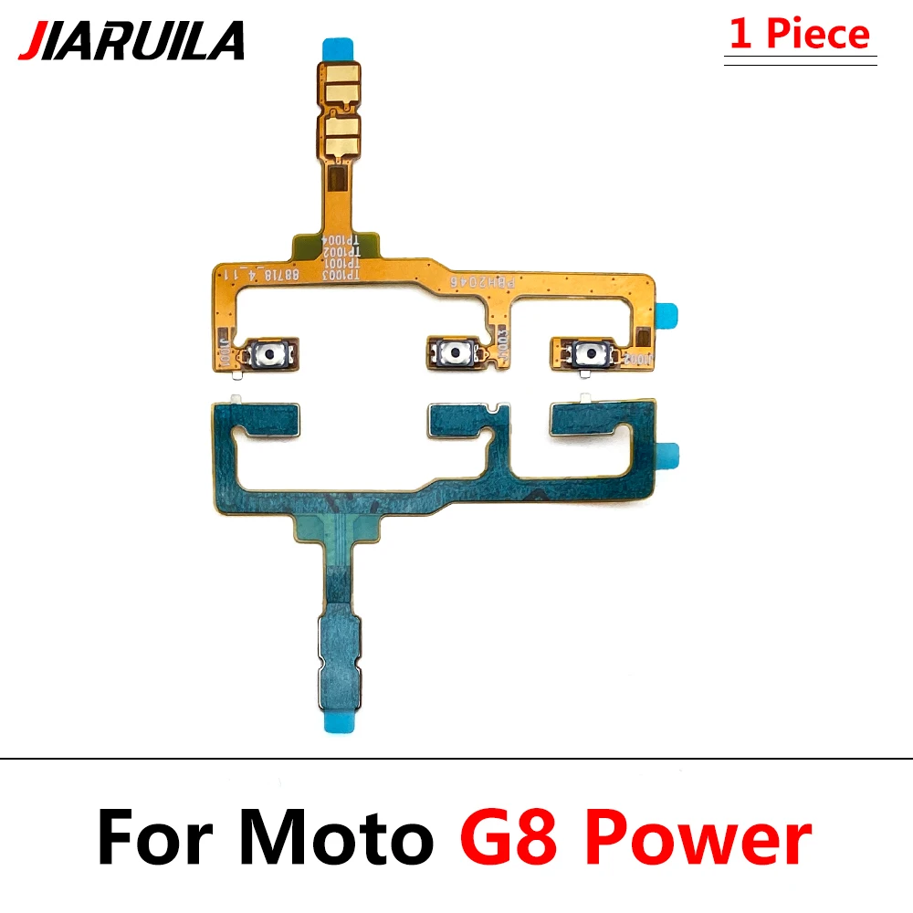 10Pcs, New For Motorola Moto G5 G5s G6 G7 G8 G9 Plus Play Power Lite Volume Button Power Switch On Off Button Flex Cable