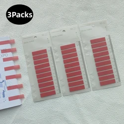 3Packs 600 Sheets Transparent Sticky Notes Self-Adhesive for Books-Reading Annotation Notepad Bookmarks Memo Pad Index Tabs