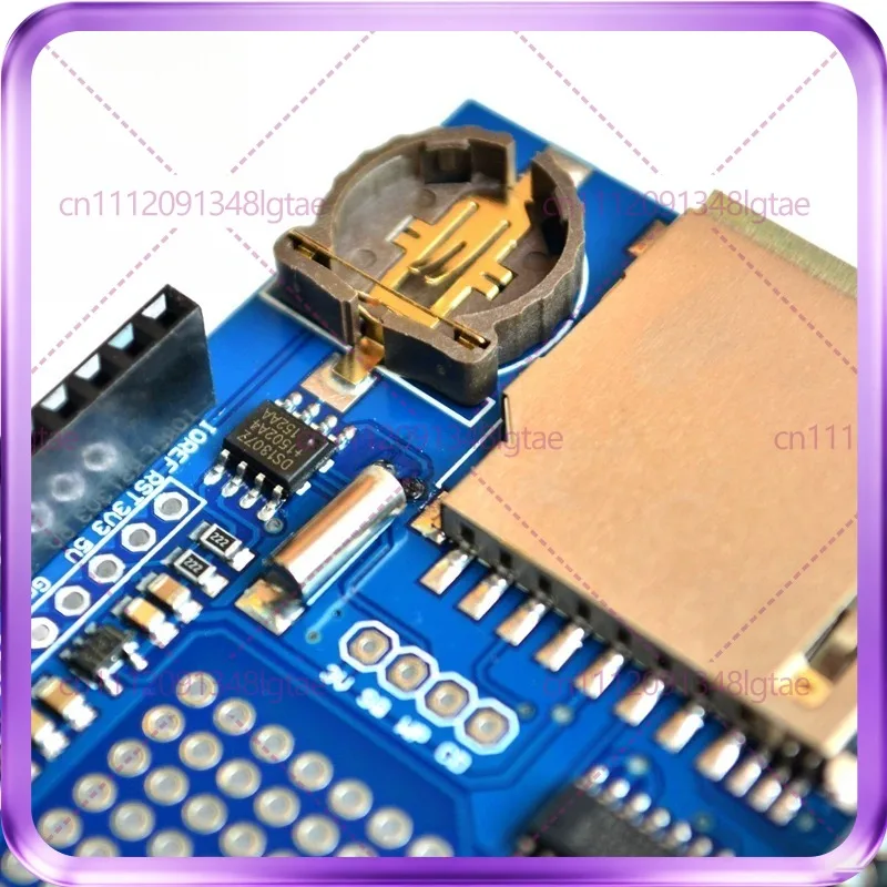 5pcs Data Logger Module Data Logging Shield Expansion Board with Clock, Compatible with UNO R3