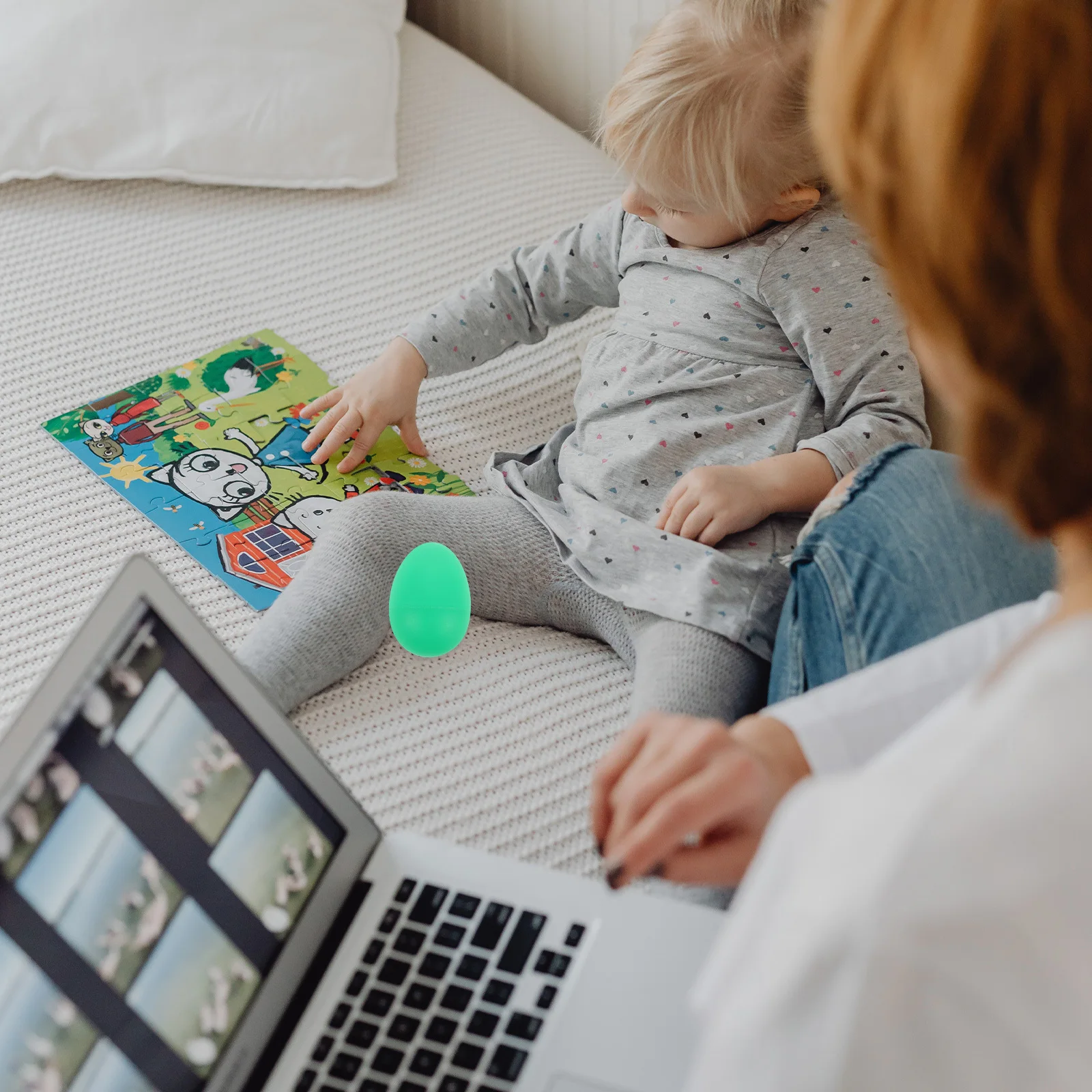 

6Pcs Percussion Musical Maracas Eggs Fun Interactive Shaky Eggs for Children Early Education Portable Durable Maracas Egg