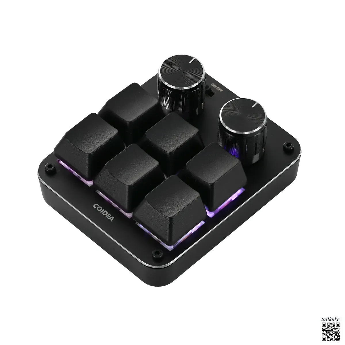 

Dual Knob 6-key Mechanical Custom Keyboard for Procreate Designer Keyboard Macro Programming Ps Pr