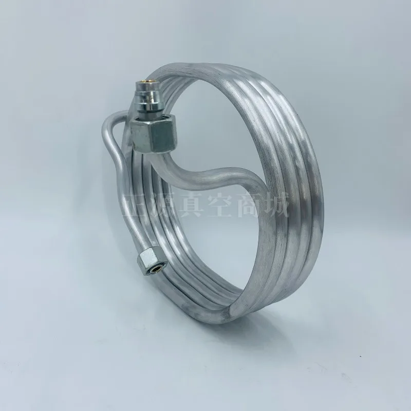 Vacuum pump VC100 heat dissipation YouTube VC202 YouTube VC303 aluminum tube rubber strip heat dissipation coil