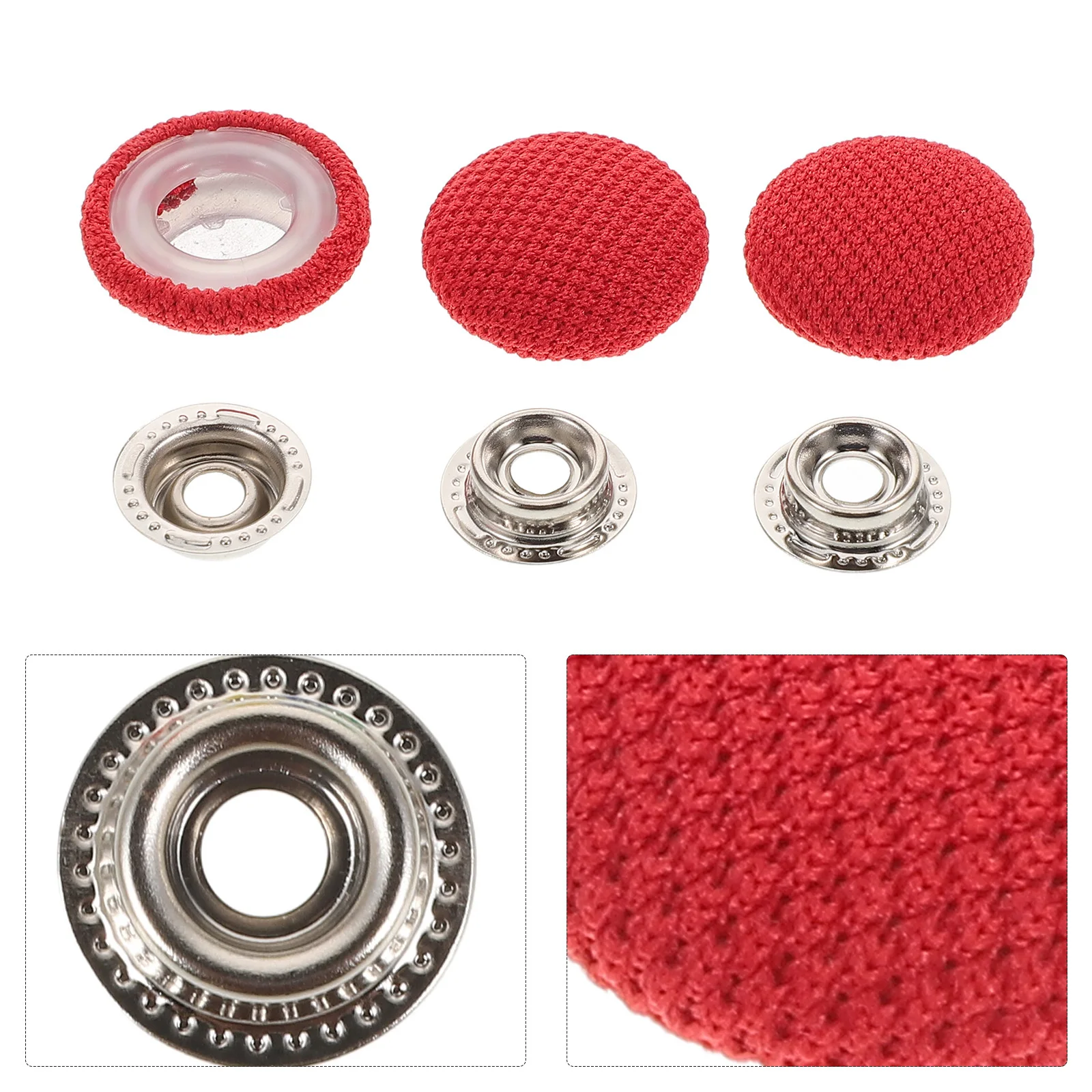 

100Pcs Stylish Car Roof Fabric Fix Button Easy Installation Headliner Repair Rivets Red Car Ceiling Fasteners Headliner Repair