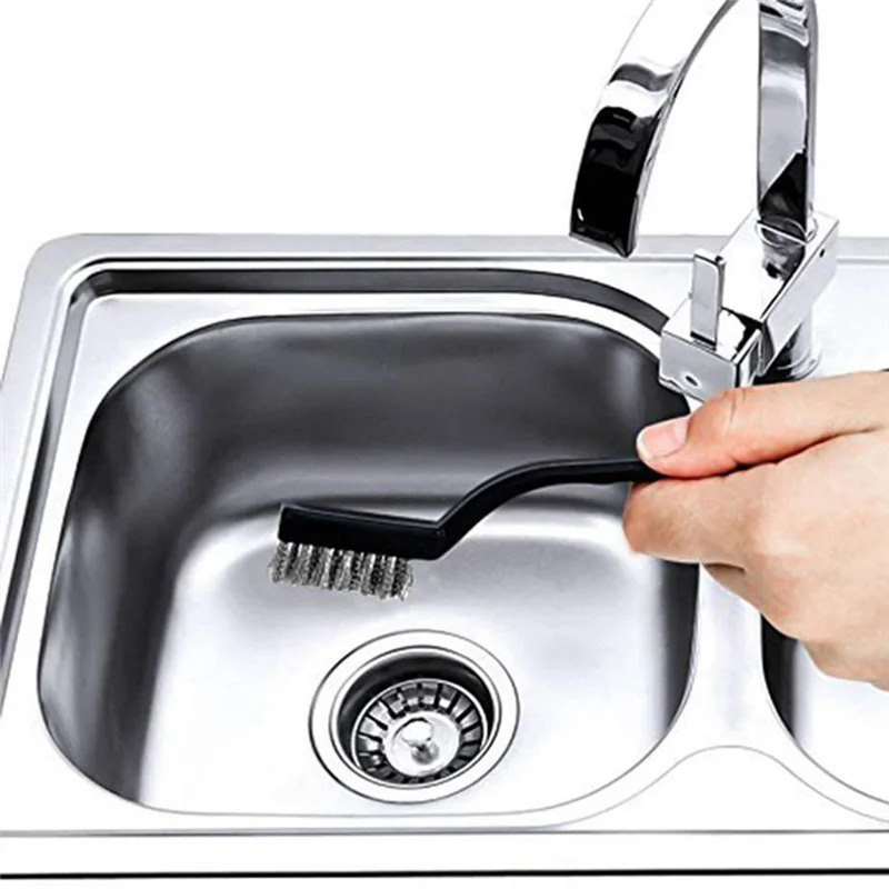 A44U 12 ピースワイヤーブラシスクレーピングハンドルブラシセットキットは溶接スラグ錆の洗浄に使用されます