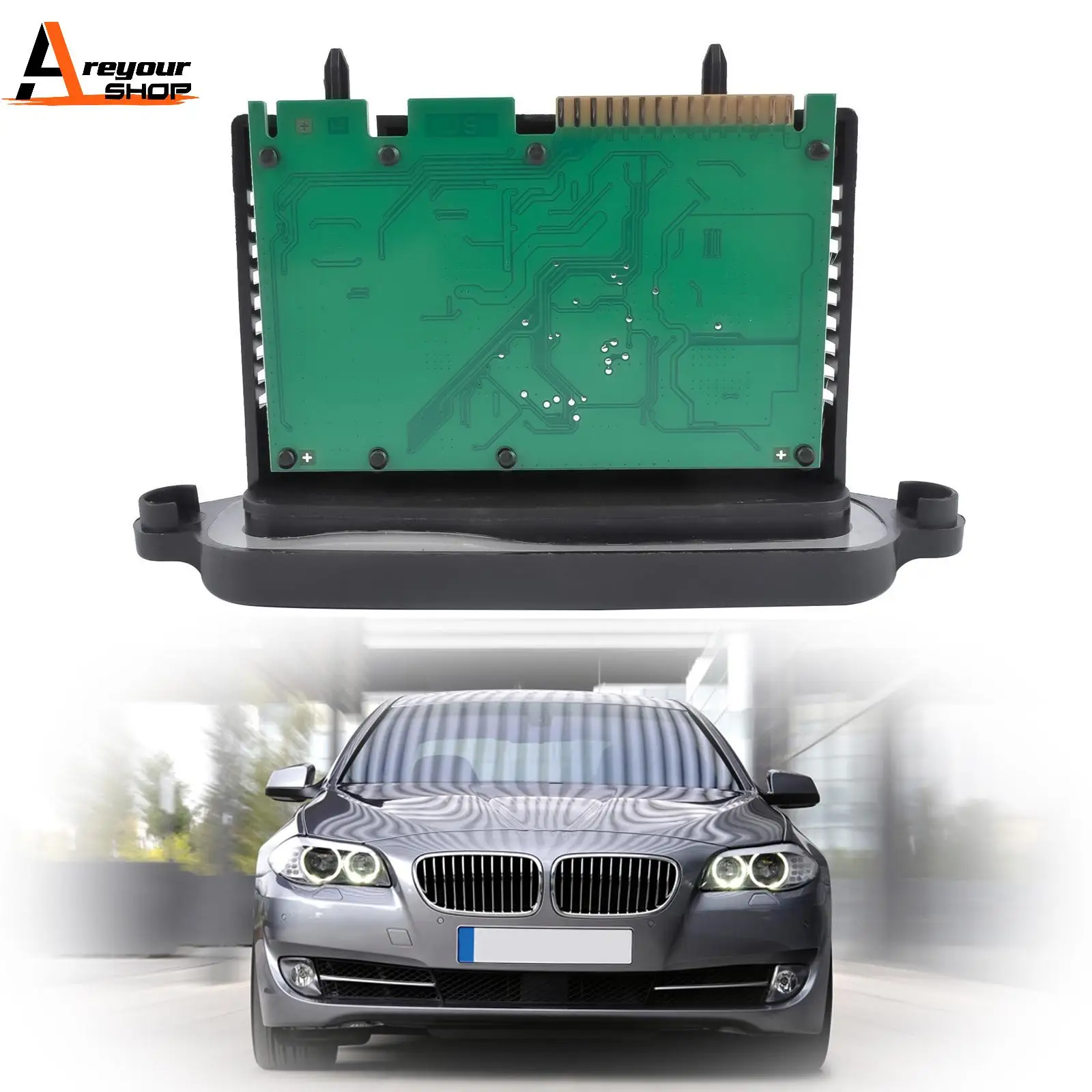 

Модуль драйвера головного света Areyourshop TMS 63117304906 для галогенных фар BMW F10 F11 F07