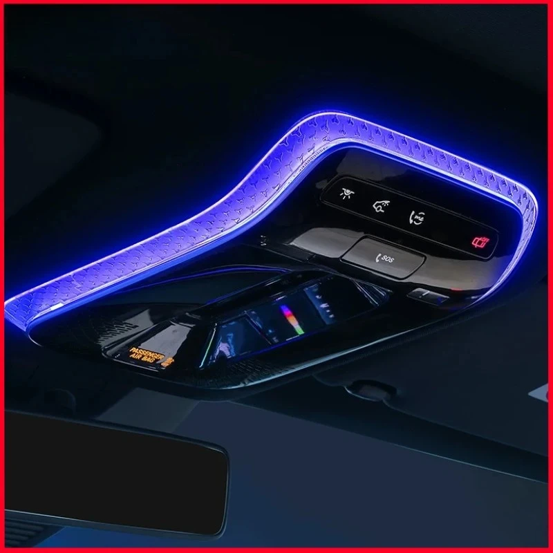 For Mercedes Benz C GLC E Class W206 X254 W214 Starry Crystal Reading Light Frames Decorative Interior Modification Accessories