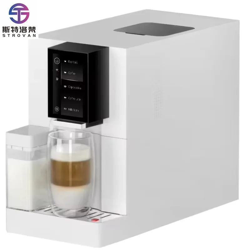 

STLF Fully-Automatic Stainless Steel Espresso Electric Coffee Maker Machine One-Touch Control for Use