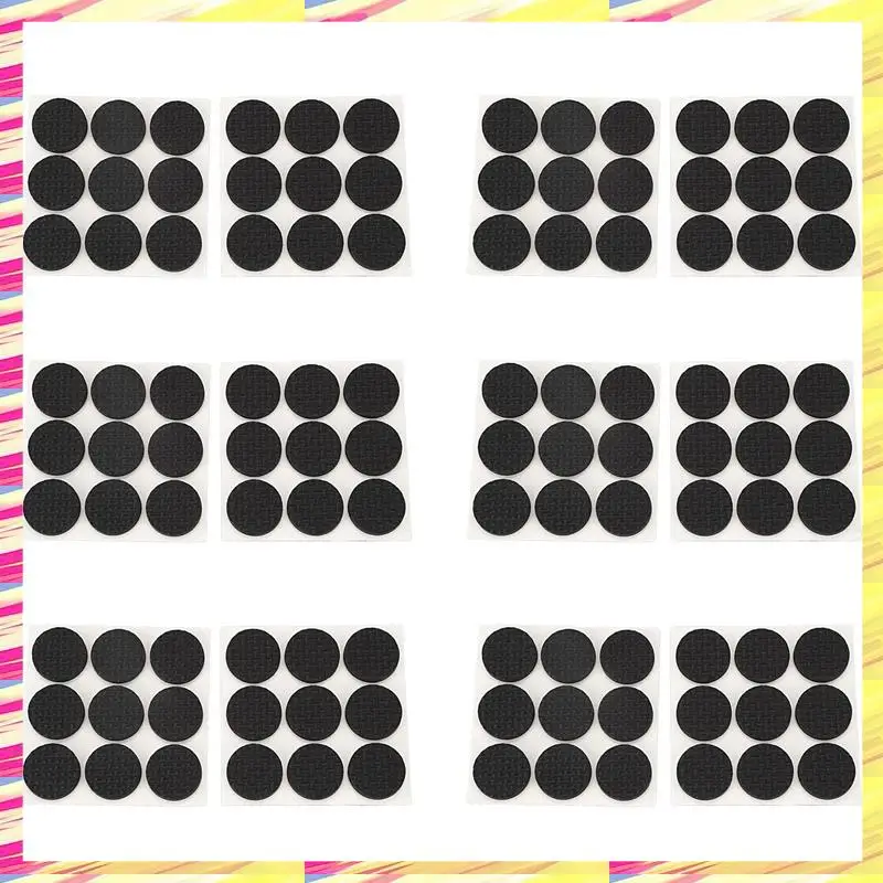 

ABJJ 108 шт. самоклеящаяся черная пенопластовая защита для ног стола и стула