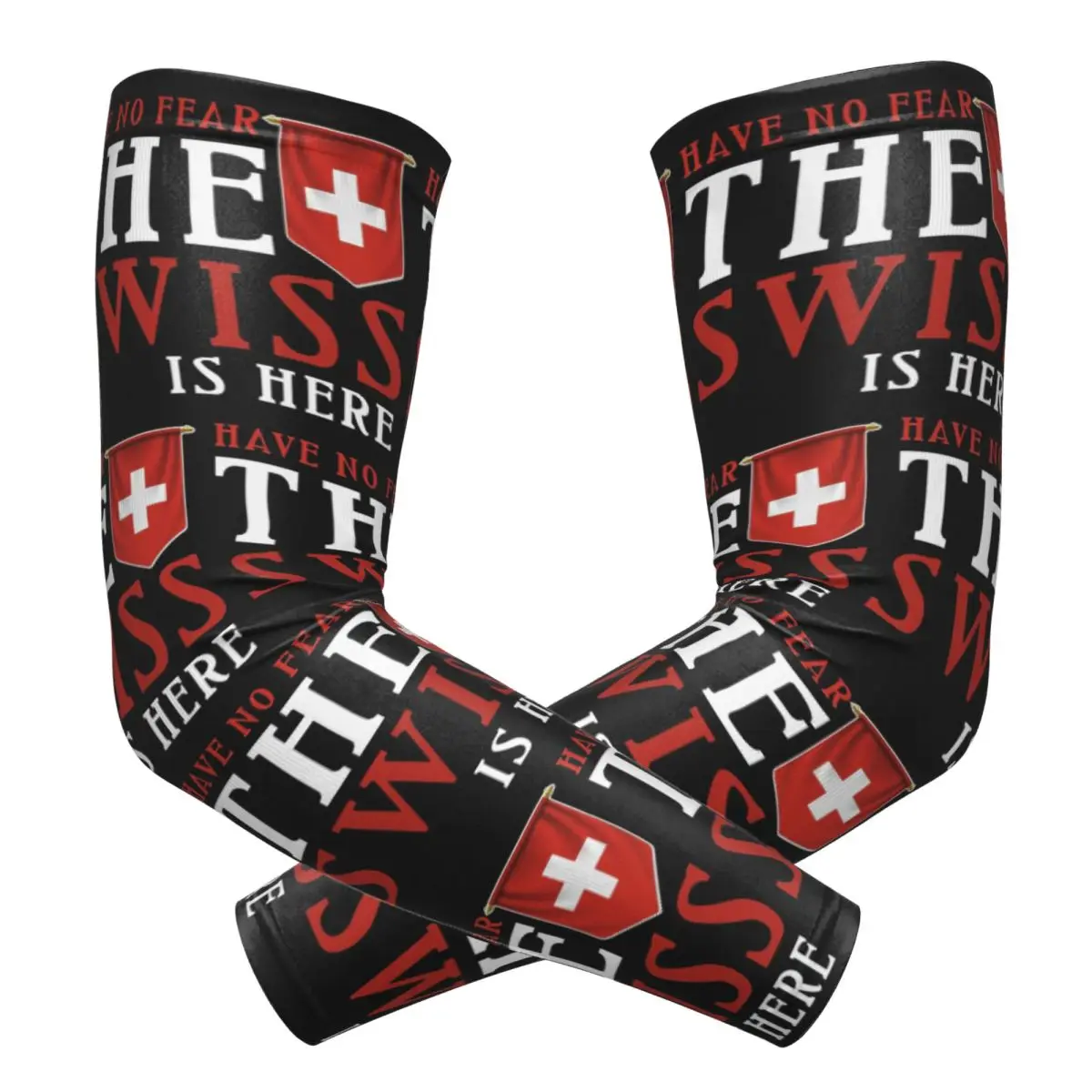 

Швейцарский флаг Швейцарии, уличные рукава для защиты от солнца и ультрафиолета, летние велосипедные рукава с татуировкой