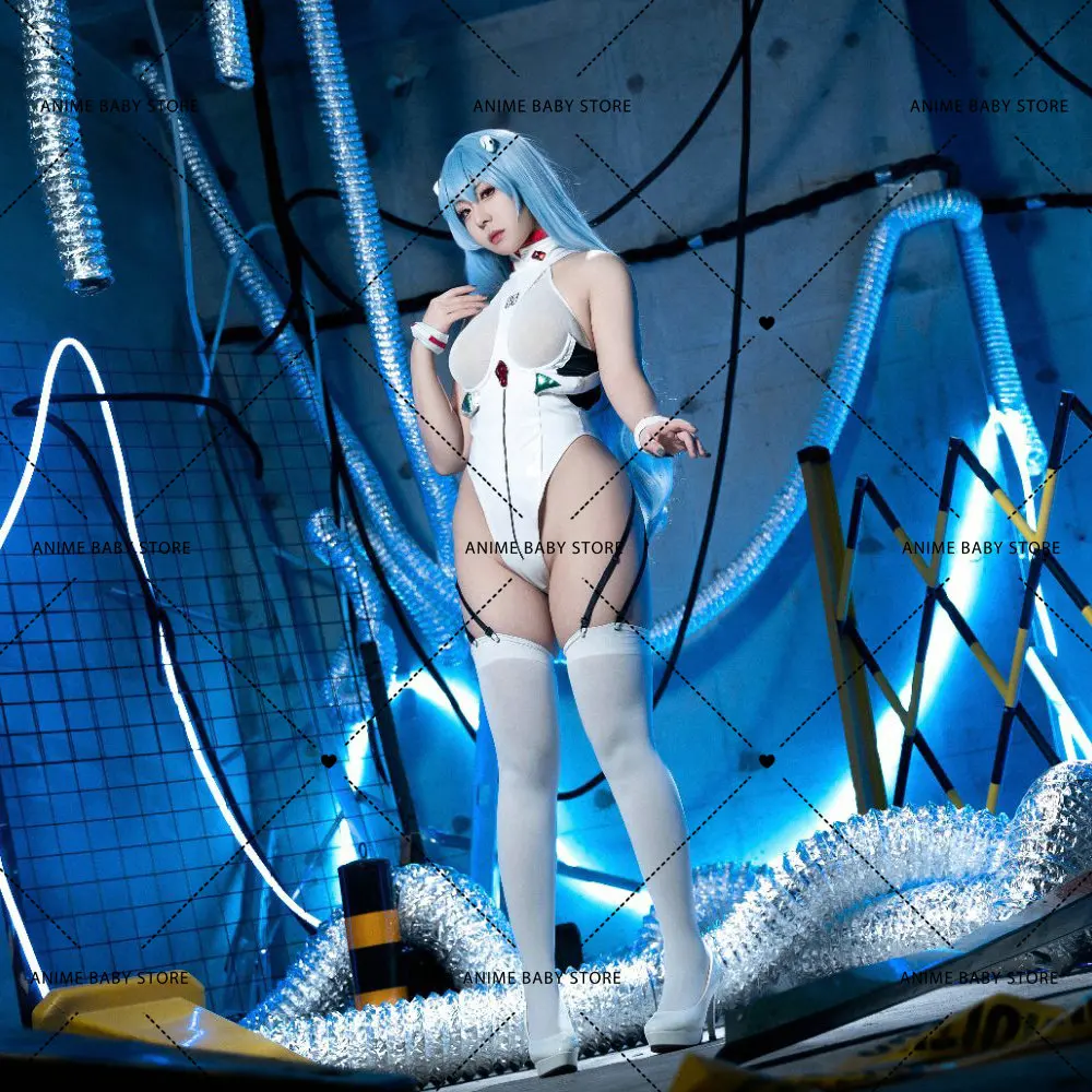 Ayanamii-Costume de cosplay en cuir PU trempé pour femme, costume de batterie Zentai, maillot de bain Anime