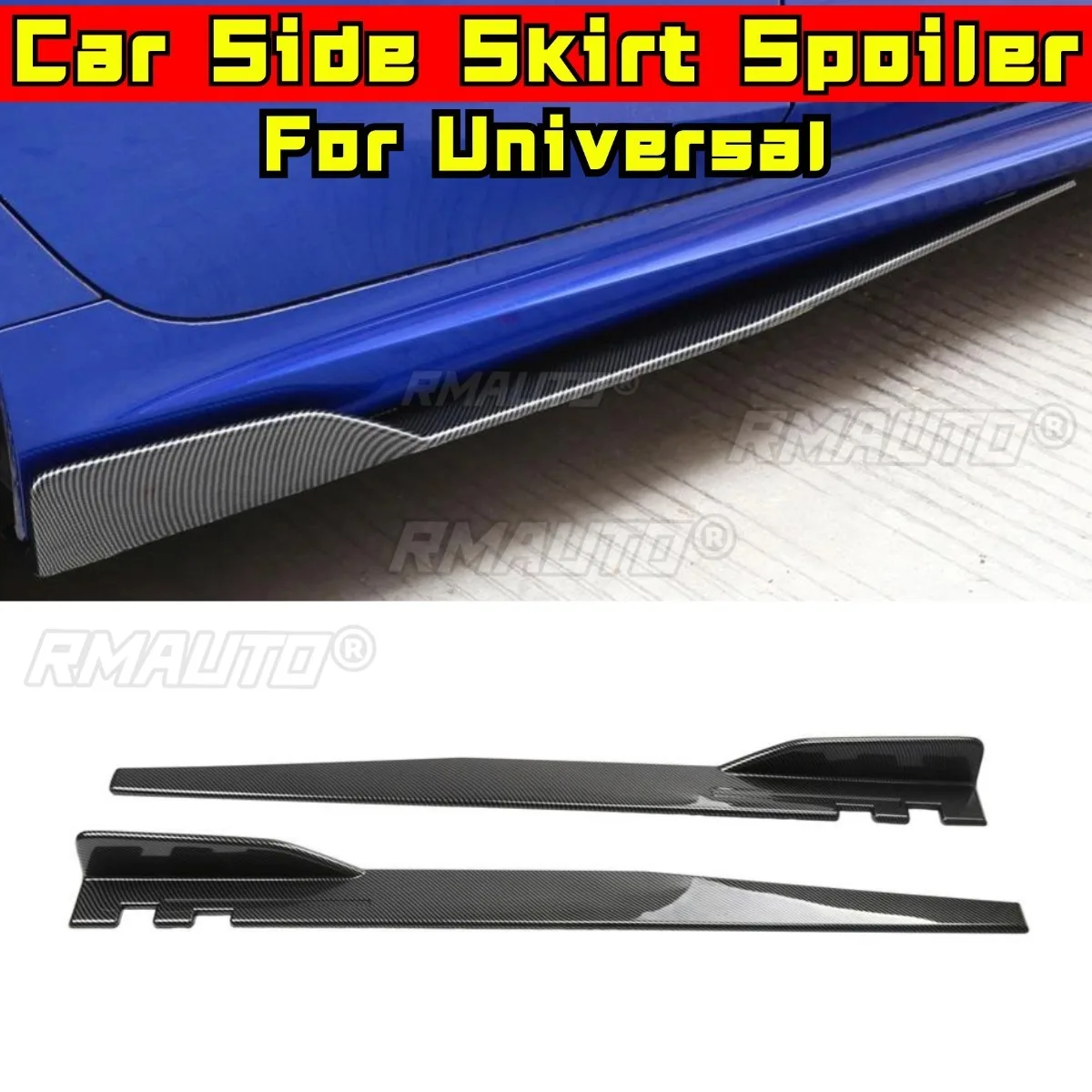 

Car Side Skirt Lip Spoiler Extension Diffuser Guard For Universal Car Side Skirt Splitter Apron Car Accessories