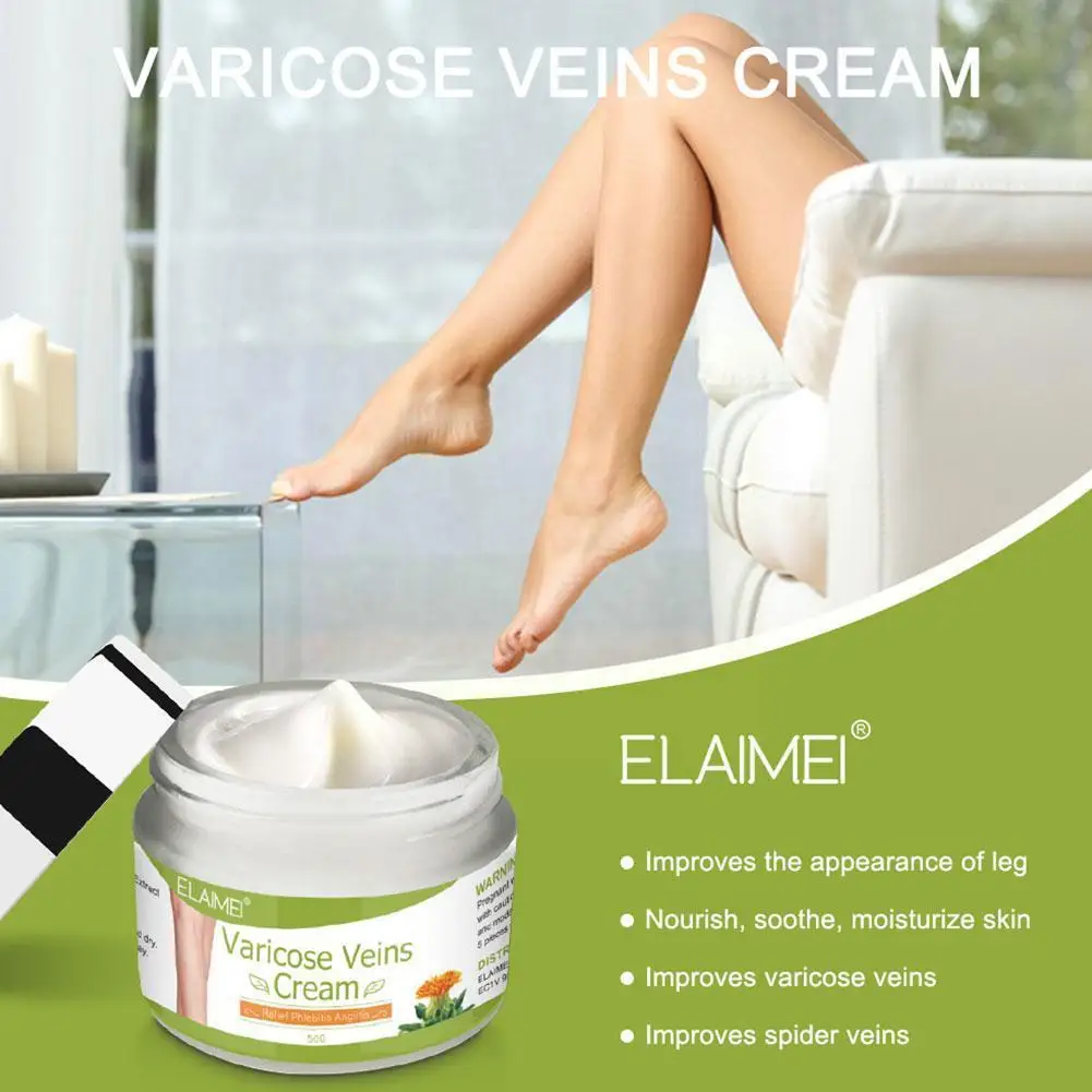 50Ml Spataderzalf Verwijderen Rode Bloedstrepen Gips Aderen Vasculitis Medische Spin Angiitis Flebitis Crème Varic Q4w1