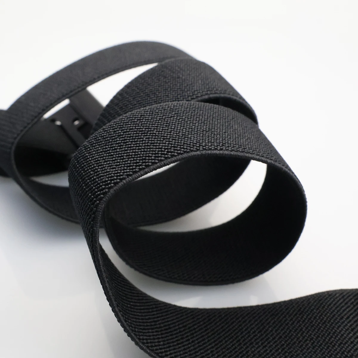 Casual Solid Color Elastic Belt Metal-free Ultra-light Elastic Belt Maximum length 140cm