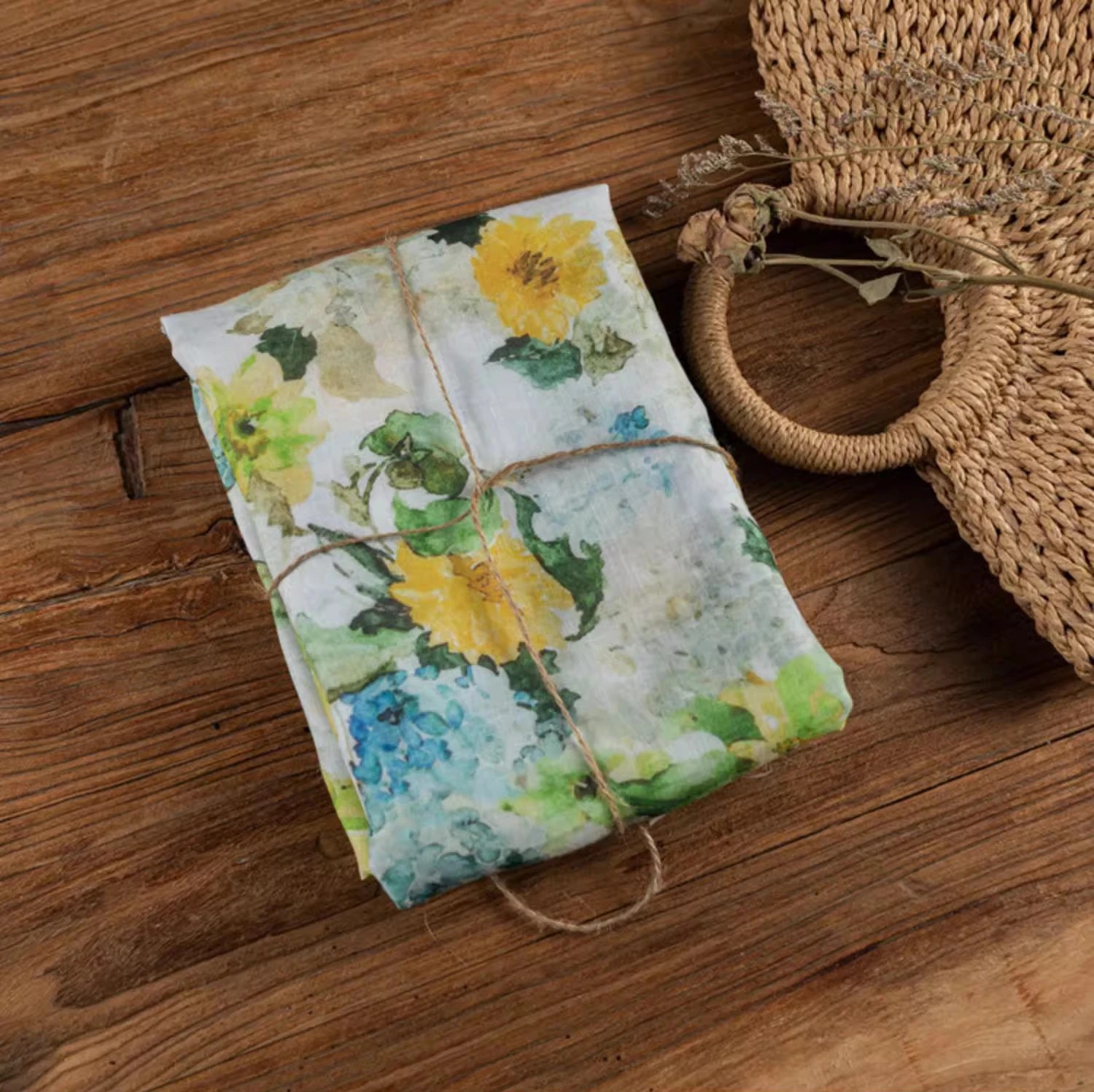 

1yard new ramie tela Unique Castle Garden print fabrics for clothing Shirt skirt cheongsam fabric