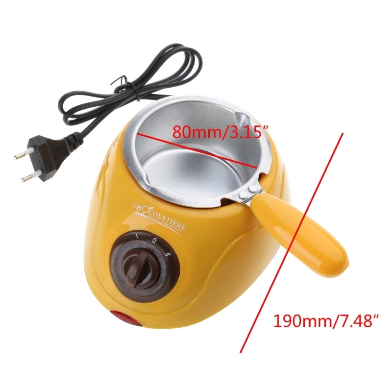 Điện Chocolate Tan Nhôm Bền Lót Nhựa Sô Cô Nóng Tan Chảy Dropshipping