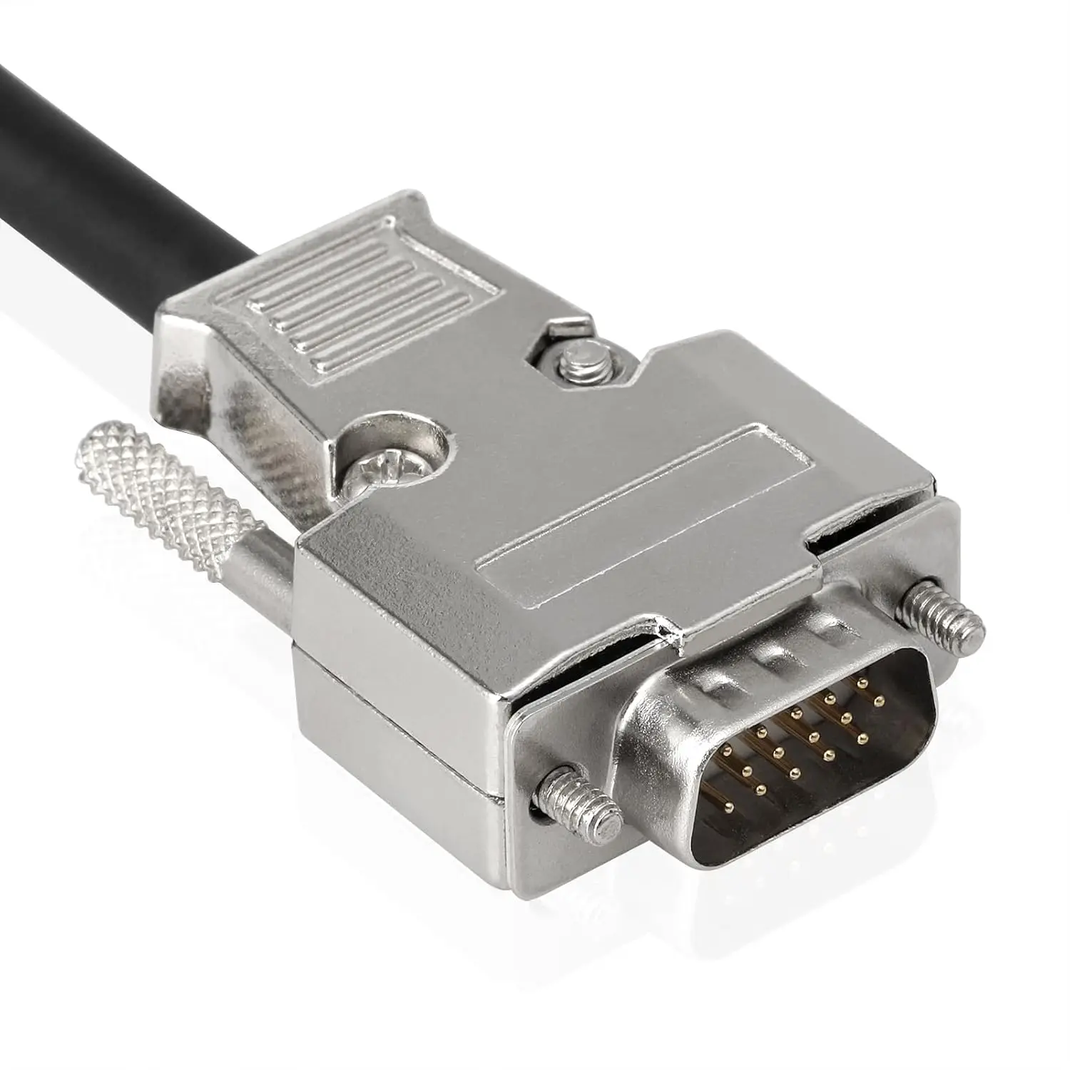 

Alvin's Cables M12 A-Code 12 Pin Female to DB15 Power Trigger Data Cable for Cognex in-Sight Sensor Vision Systems CCB-PWRIO-MOD