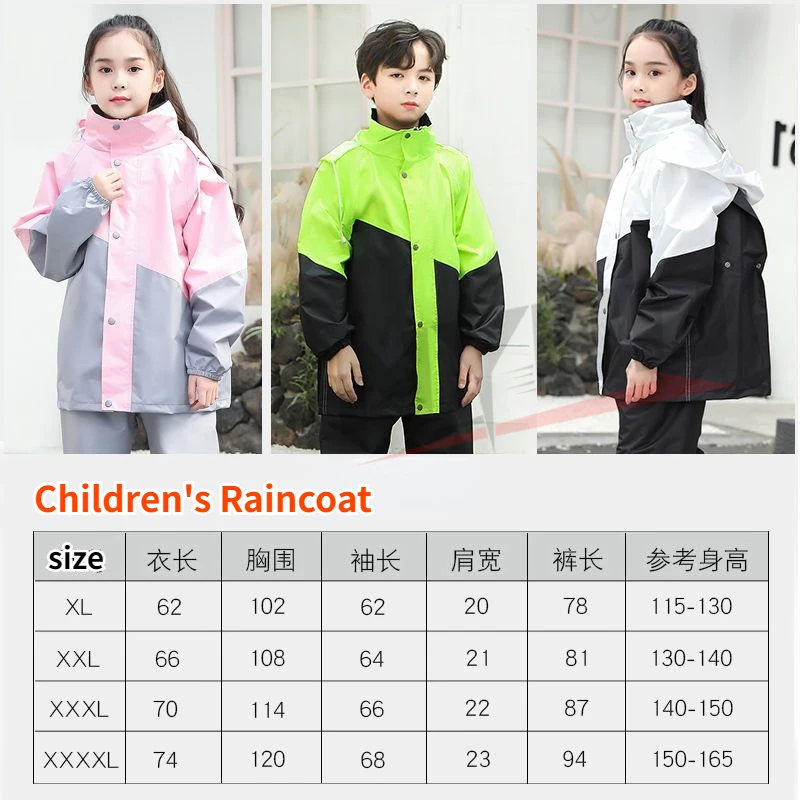 Children's raincoat EVA non disposable raincoat with backpack position school cloak cartoon cycling raincoat for boys and girls