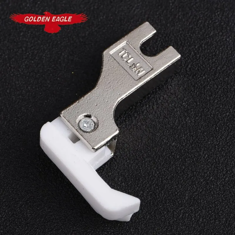 ACCESORIOS PARA MÁQUINAS DE COSER, PIEZAS DE REPUESTO, PIE DE PRENSATELAS PARA MÁQUINA DE COSER TCL 1/32, PIE DE PRENSATELAS DE PLÁSTICO (ANCHO)