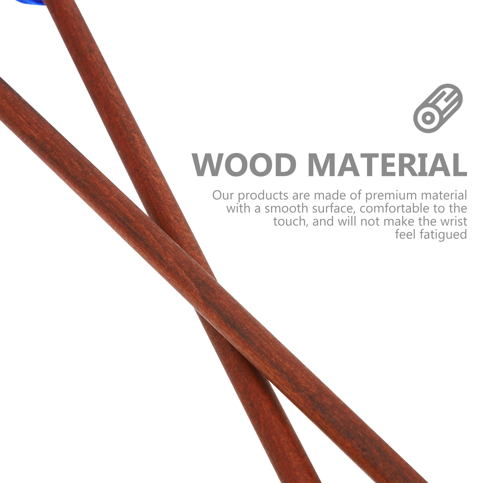

2 Pcs Drumsticks Marimba Hammer Mallets Universal Xylophone Blue for Wood Percussion Student Use