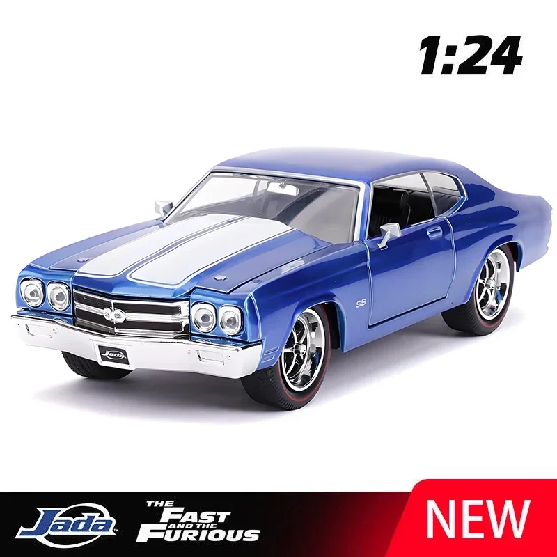 1:24 Chevelle SS 1970 alliage Muscle Car moulé sous pression et véhicules jouets modèle de voiture Miniature échelle modèle de voiture pour les enfants