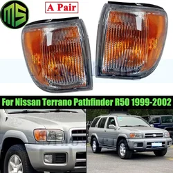 Maosheng A Pair Front Turn Signal Light Lamp For Nissan Terrano Pathfinder R50 1999-2002 Front Corner Light Side Fender Light