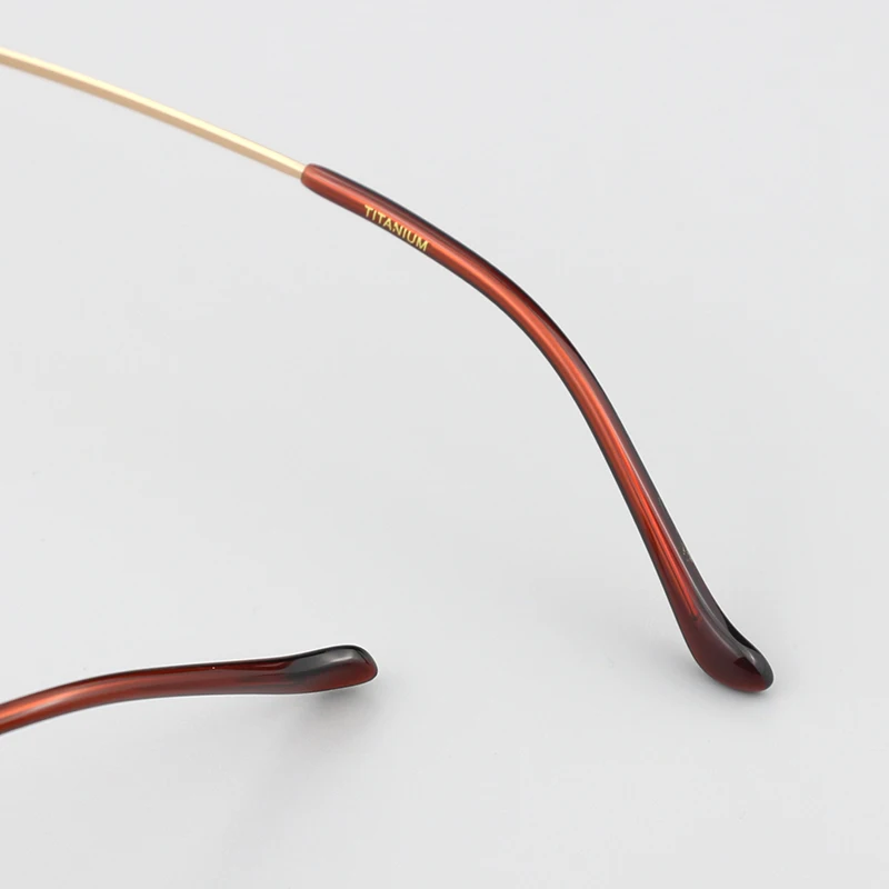 عالية الجودة خفيفة للغاية التيتانيوم النقي النظارات الإطار أزياء النساء المصوغات وصفة طبية قصر النظر إطارات النظارات #4